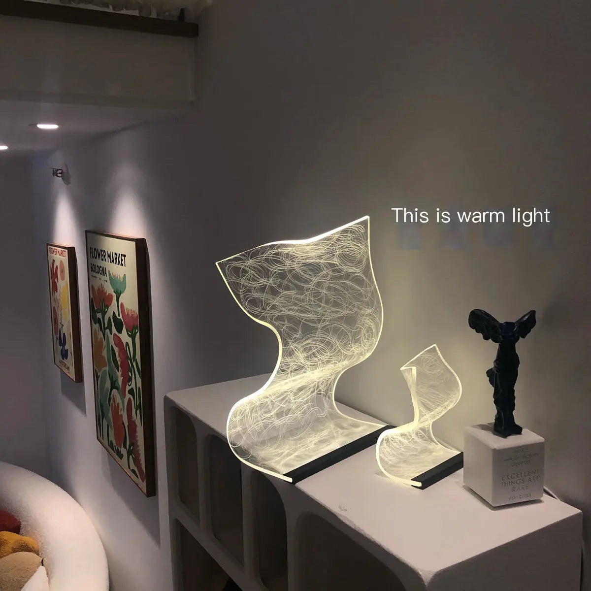 Creative Aesthetic Table Lamp for Bedroom Decor